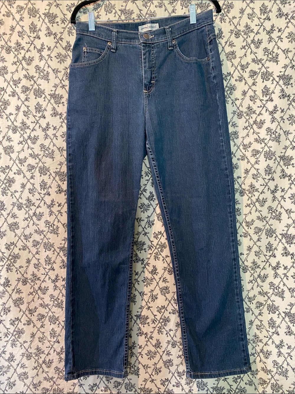Riders by Lee Straight-Leg Jeans in Dark Blue